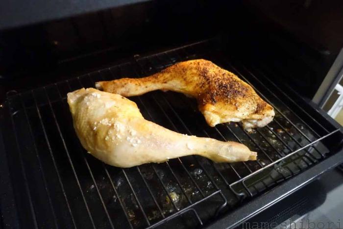 ヘルシオ ウォーターオーブンまかせて調理鶏肉